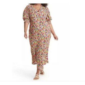 Rixo Floral Puff Sleeve Sun Dress for Target Multicolor